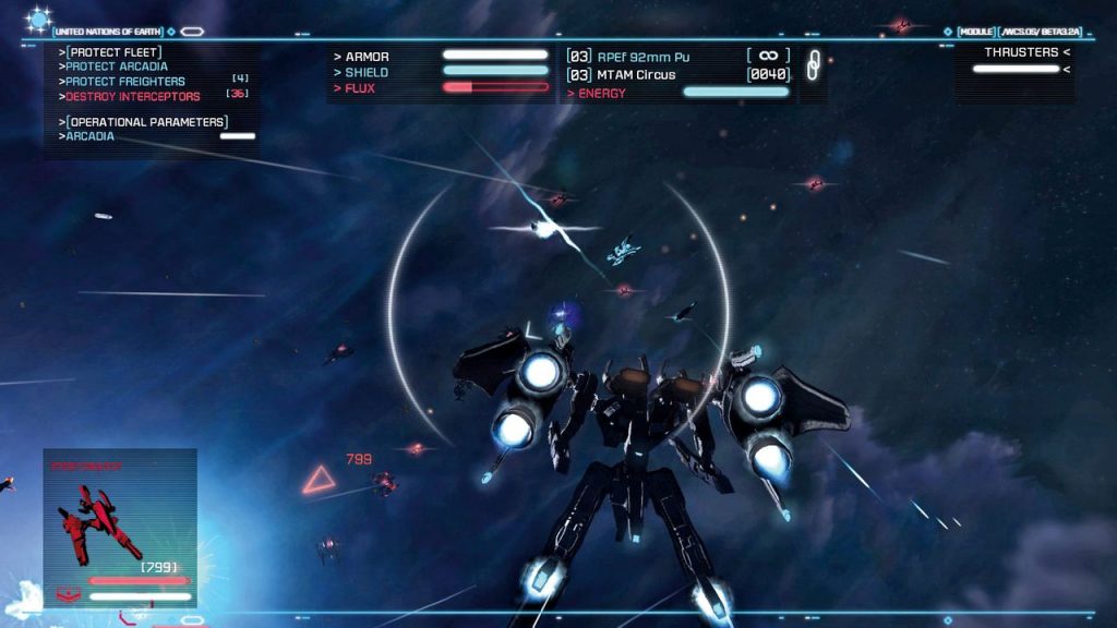 Strike Suit Zero - zródło PC Gamer