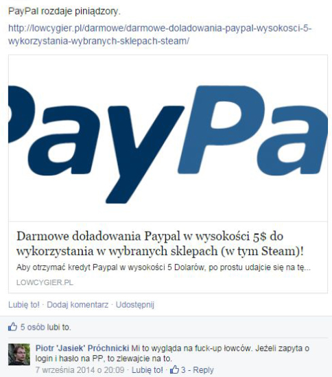 PayPal Spectycyzm