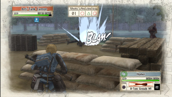 Valkyria Chronicles Walka