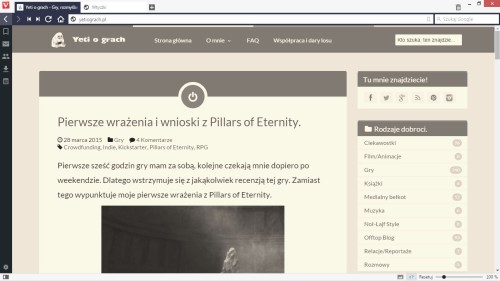 Vivaldi Screenshot Sepia Filter