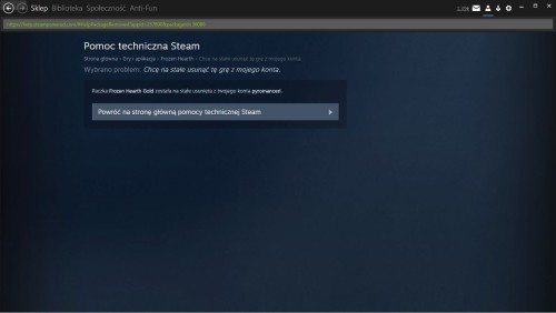Steam Usuwanie gry 3 Sukces Allegro Cebula Zwalczanie oszustów