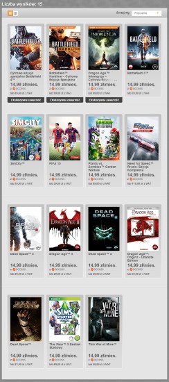 Origin Access Gry na start