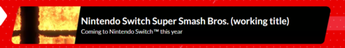 Super Smash Bros Nintendo Direct