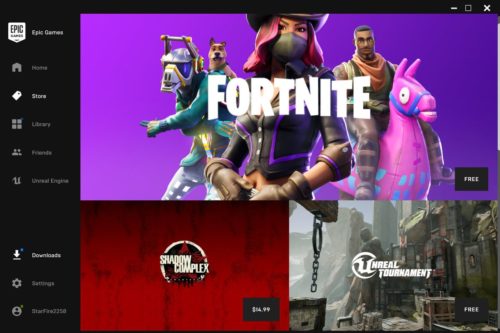 Launcher Epic Games Store