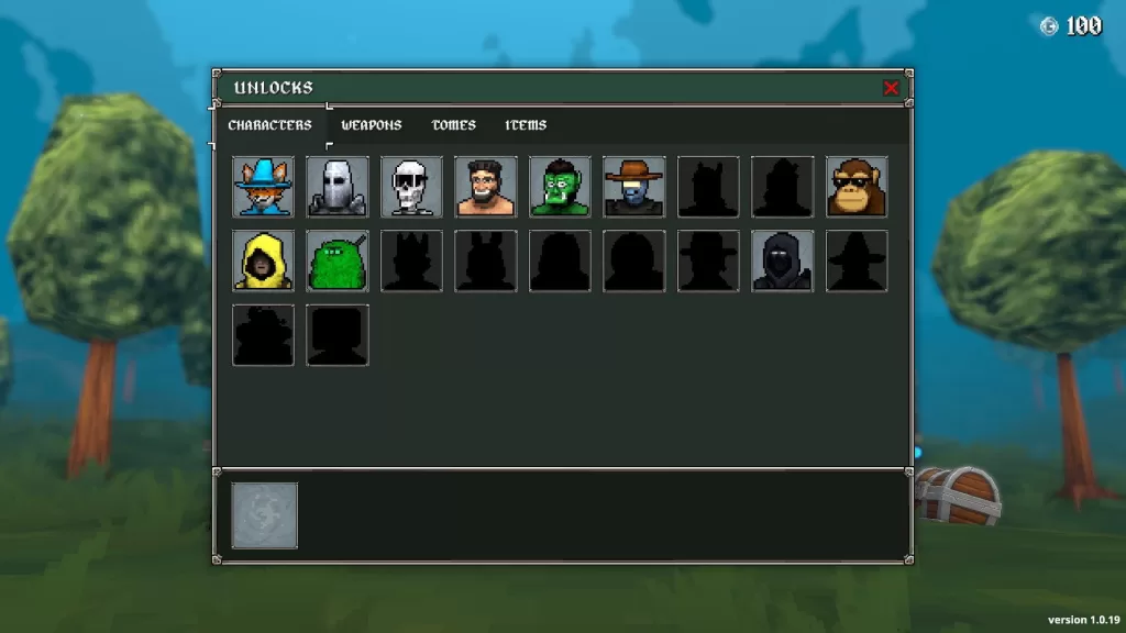 Megabonk - odblokowane postacie