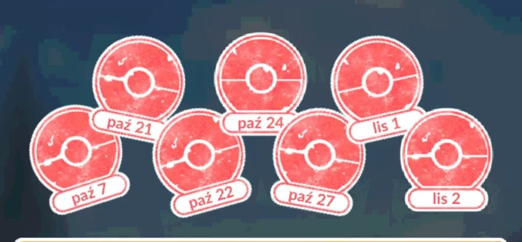 Zrzut ekranu z gry Pokemon GO