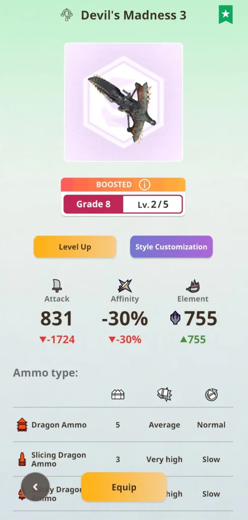 Monster Hunter Now - Light Bowgun z Deviljho