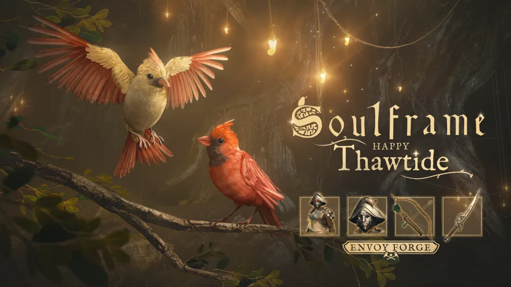 Grafika promująca event Thawtide w Soulframe