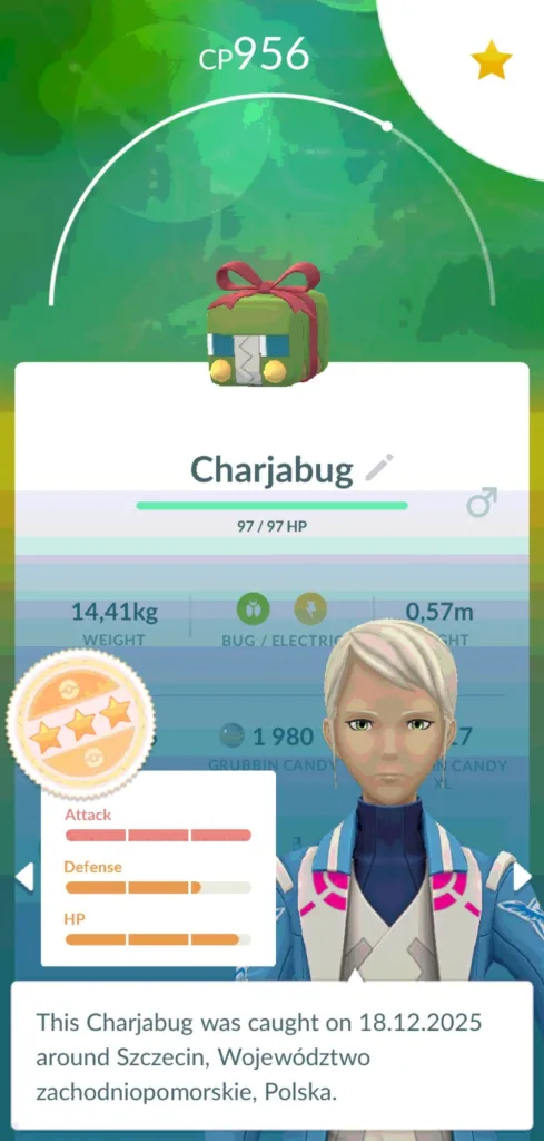 Eventowy Charjabug w Pokemon GO
